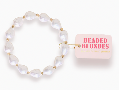 Saylor Pearl Bracelet in Gold