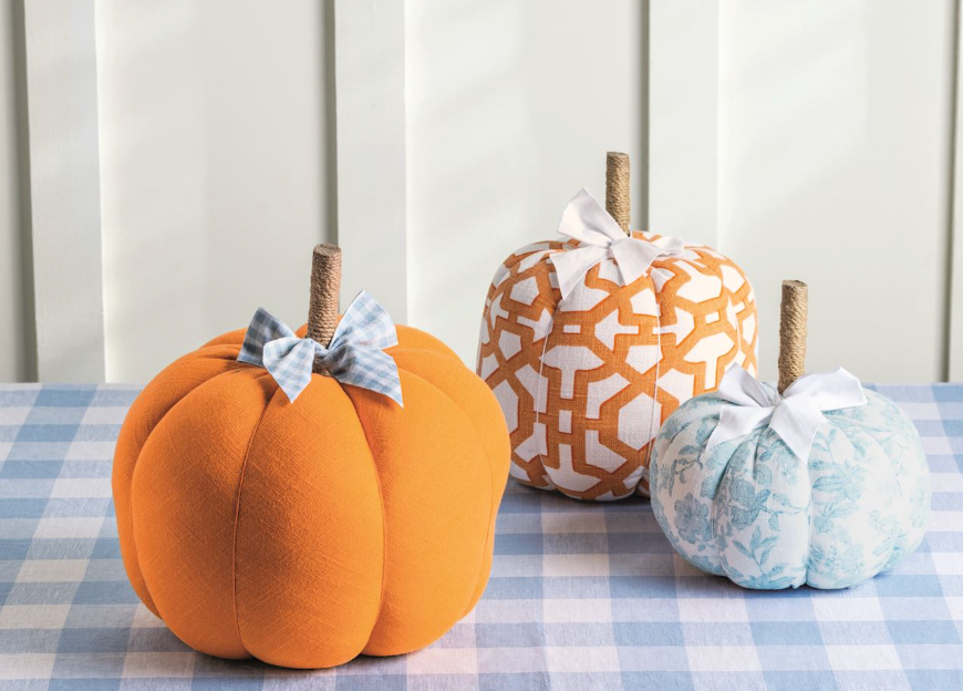 Large Patterned Pumpkin