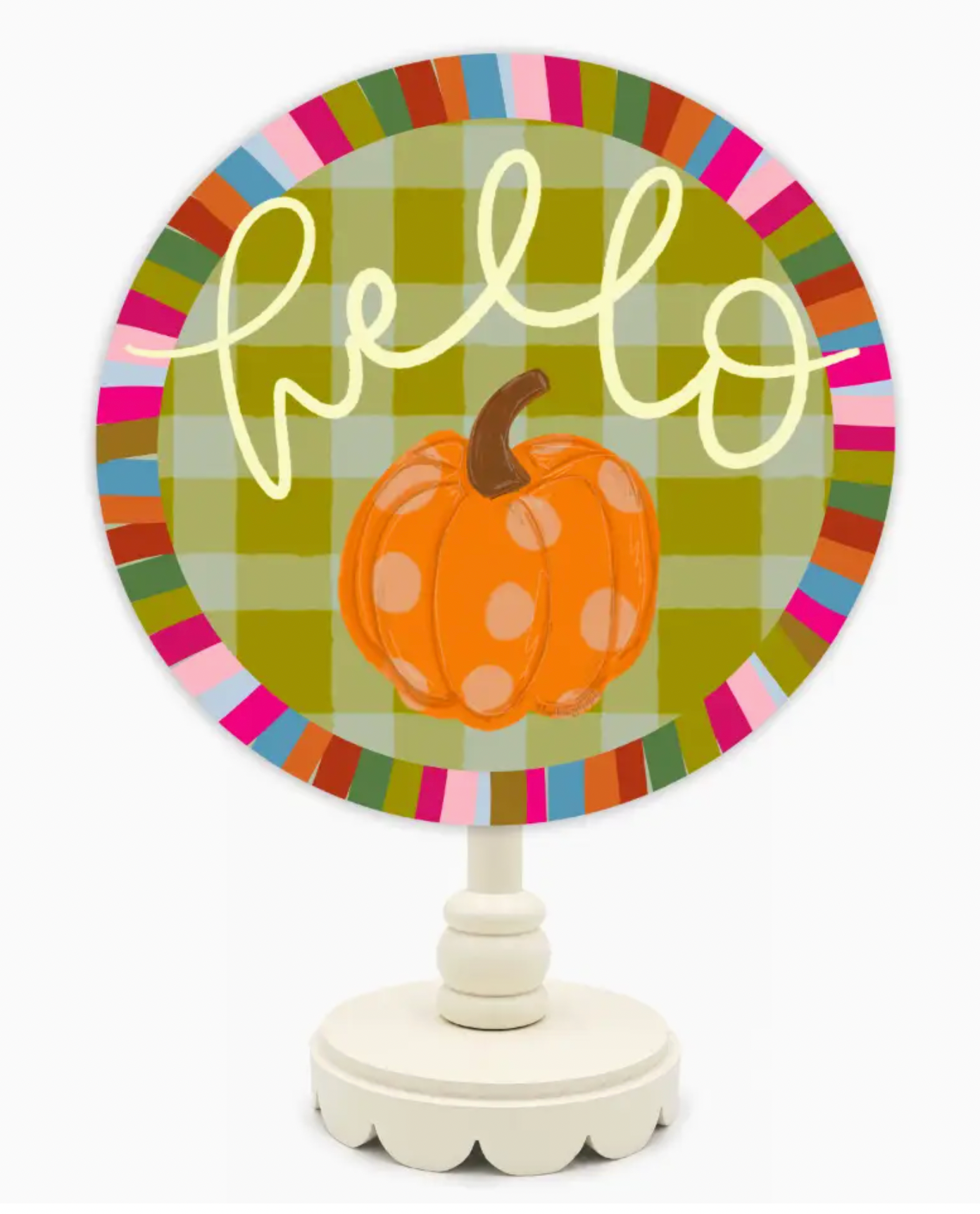 Hello Pumpkin Jewel Topper