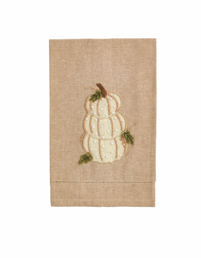 STACKED PUMP FRENCH KNOT TOWEL