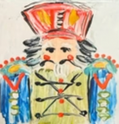 Red Nutcracker Tea Towel