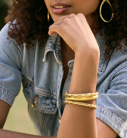 Aura Twist All Weather Bangle