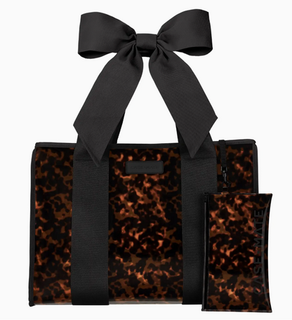 Case-Mate Tortoiseshell Bow Jelly Tote Bag