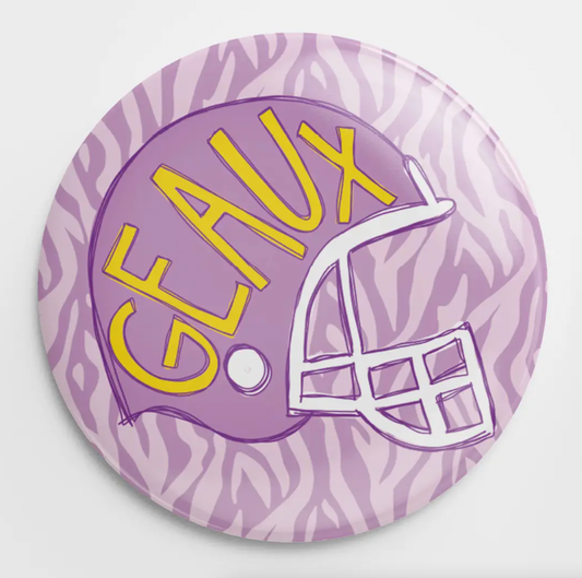 Geaux Helmet Button