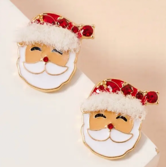 Santa Claus Stud Earrings