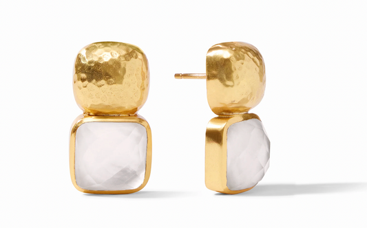 Catalina Earring-Iridescent Clear Crystal