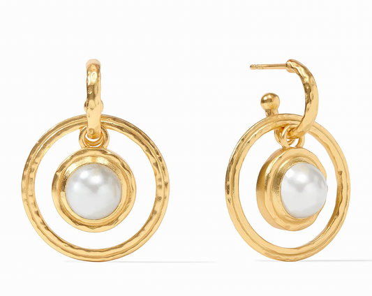 Astor 6-in-1 Charm Earring-Pearl