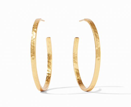 Crescent Hoop-Gold-M
