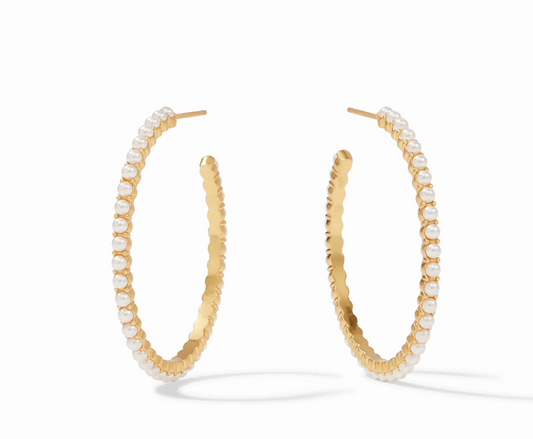Juliet Hoop-Pearl-M