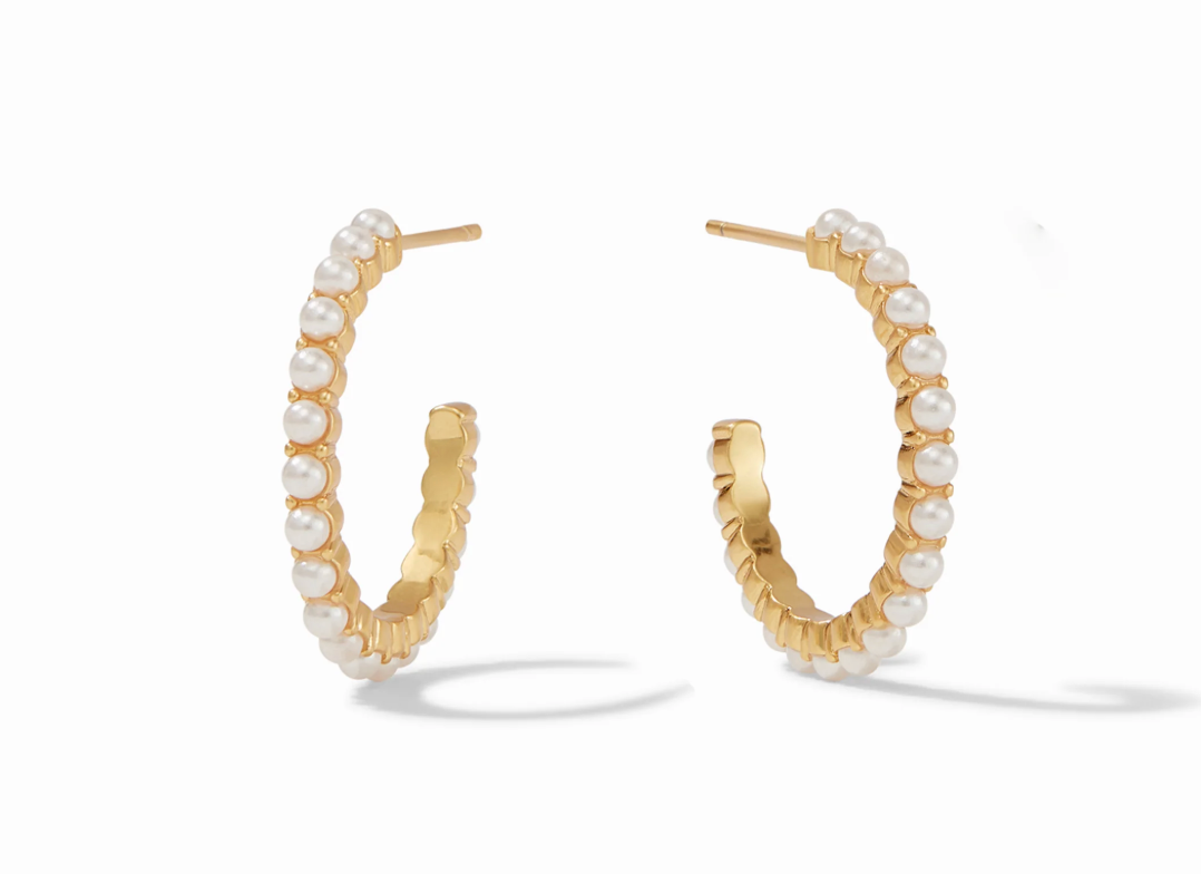 Juliet Hoop-Pearl-S