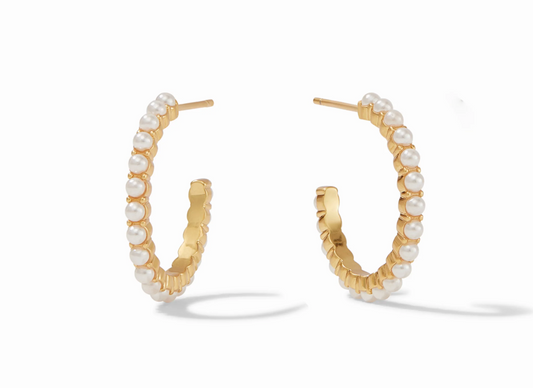 Juliet Hoop-Pearl-S