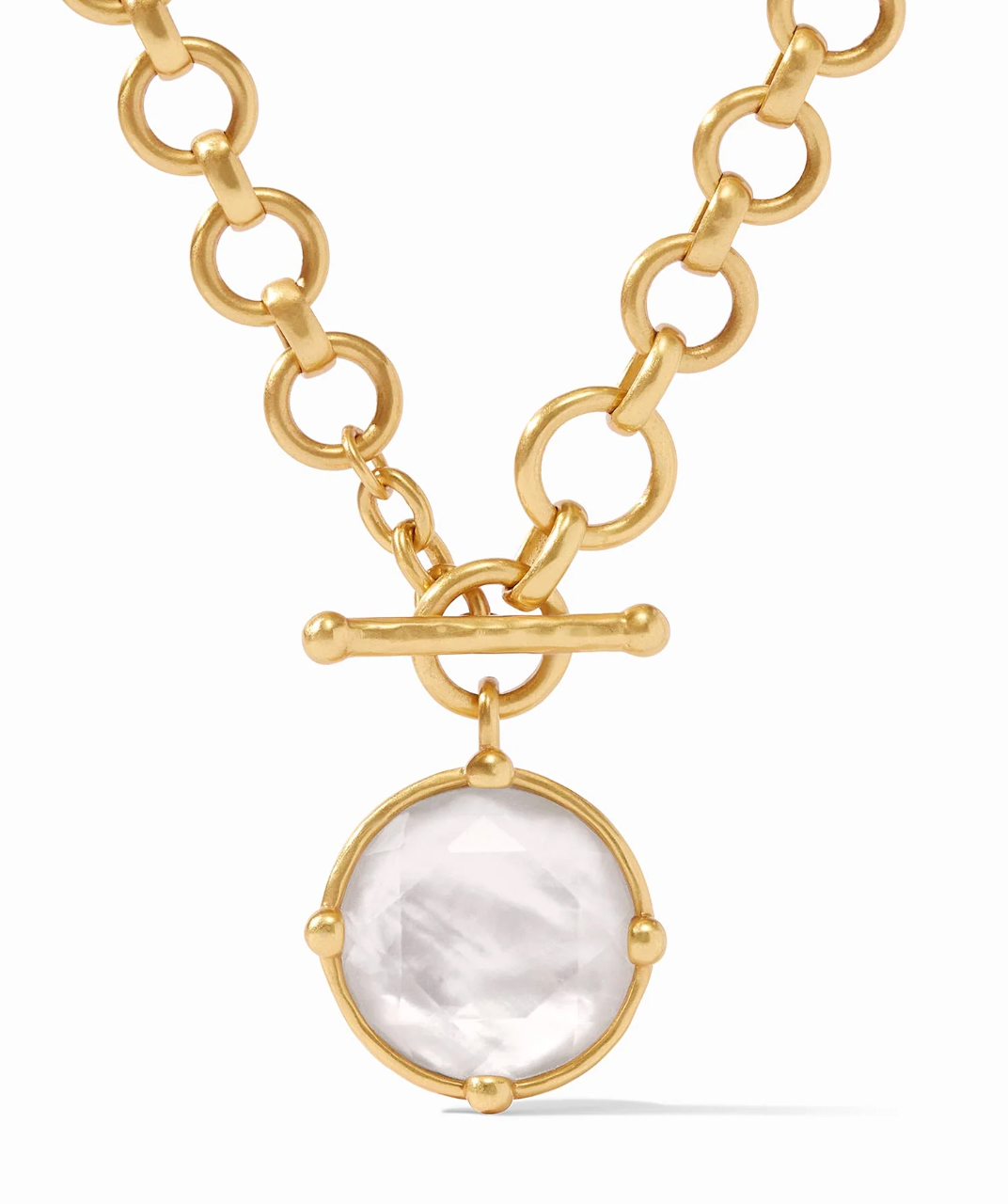 Honeybee Demi Necklace-Iridescent Clear Crystal