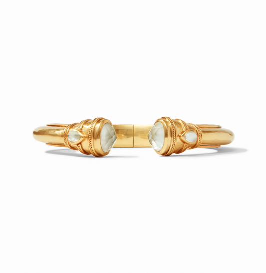 Cannes Demi Cuff-Iridescent Clear Crystal