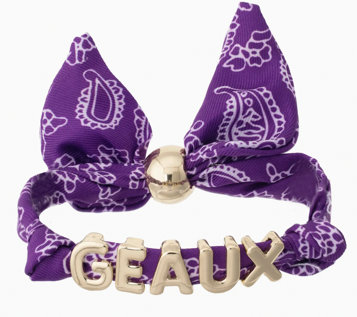 Lsu Tigers Bandana Slider Bracelet