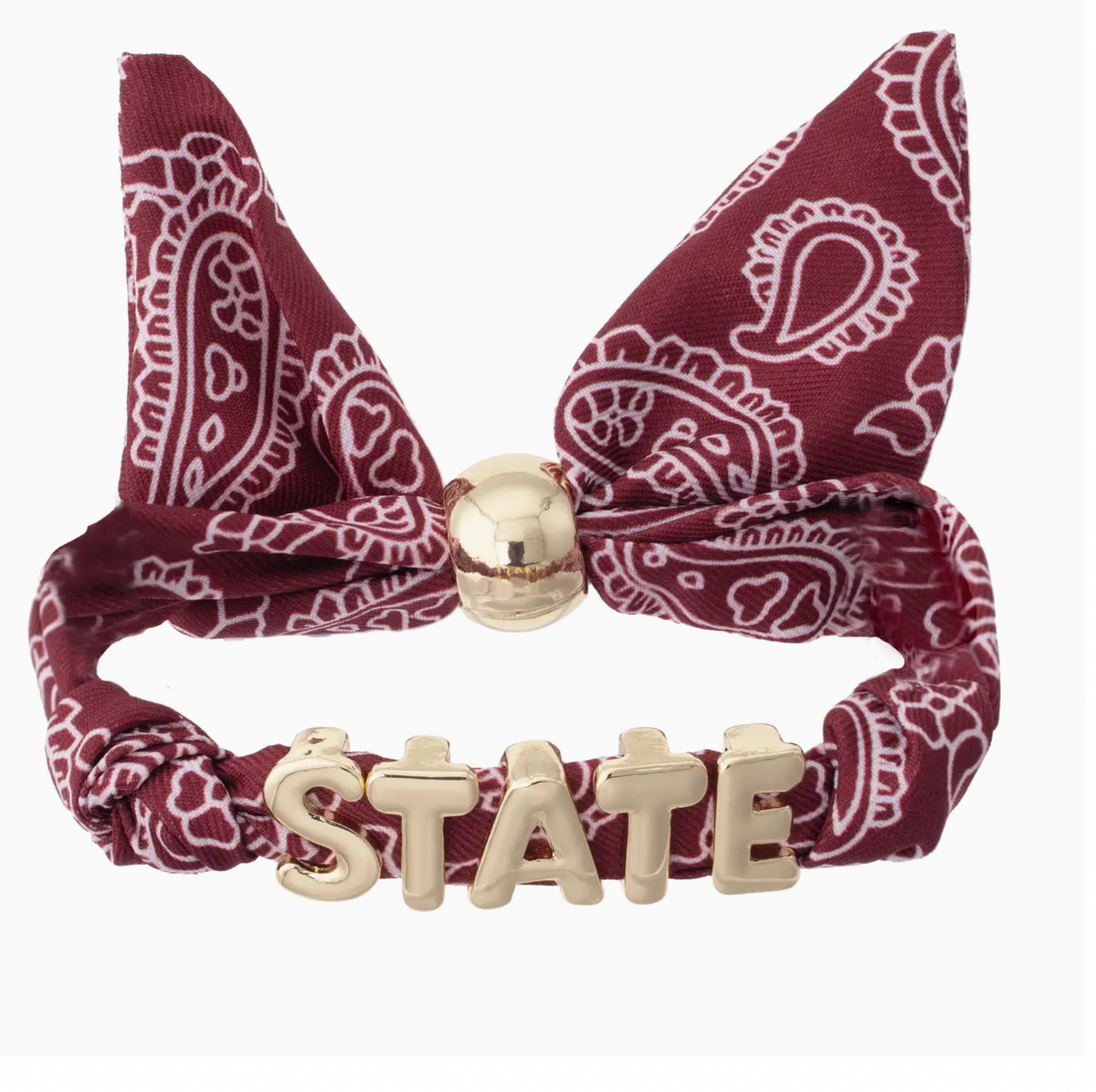 Mississippi State Bulldogs Bandana Slider Bracelet