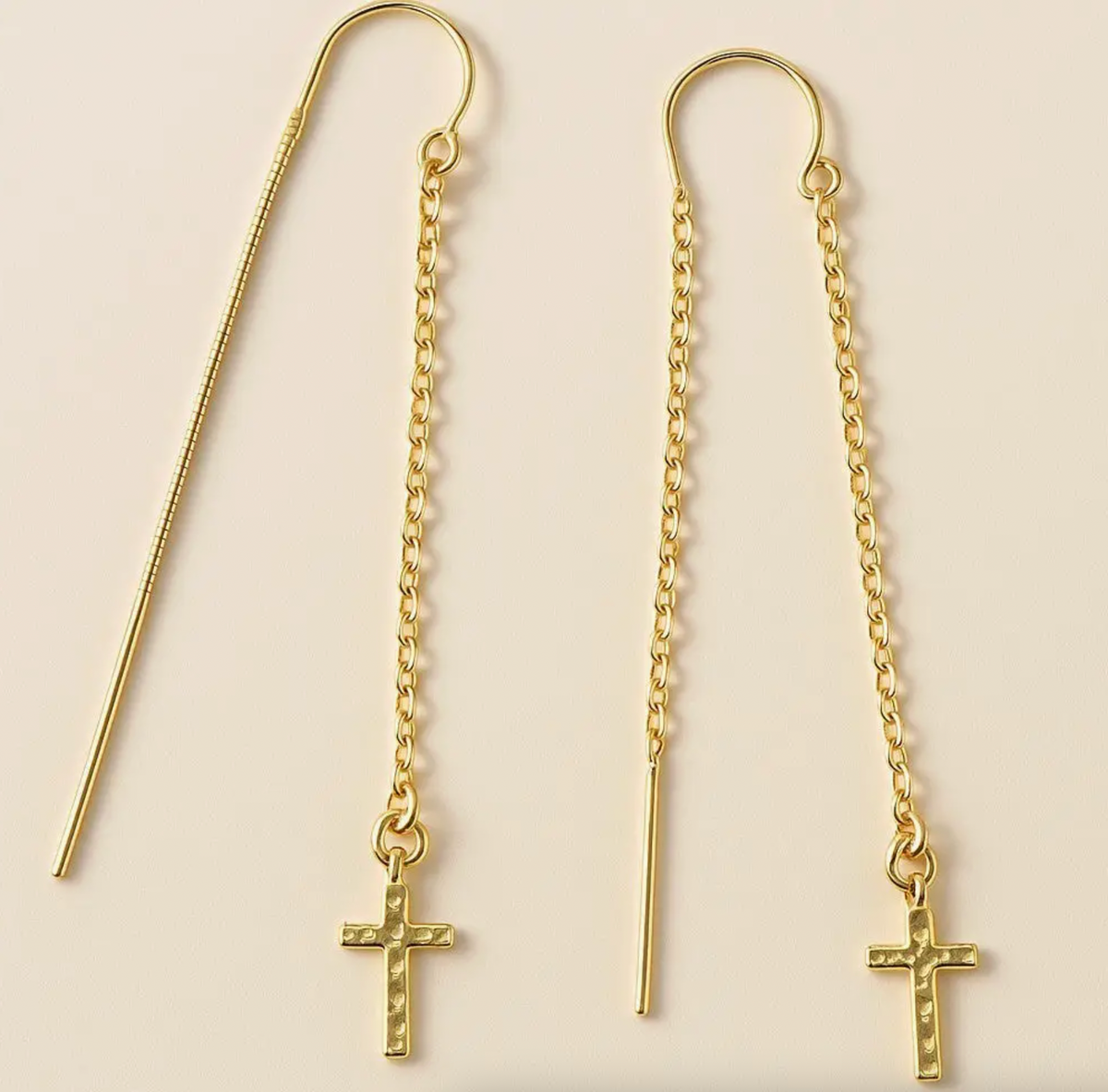 Cross Threader Earrings
