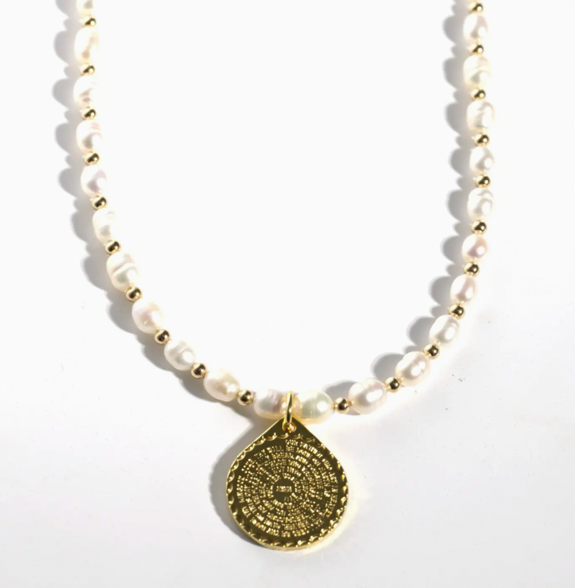 Lord’s Prayer Freshwater Pearl Chain