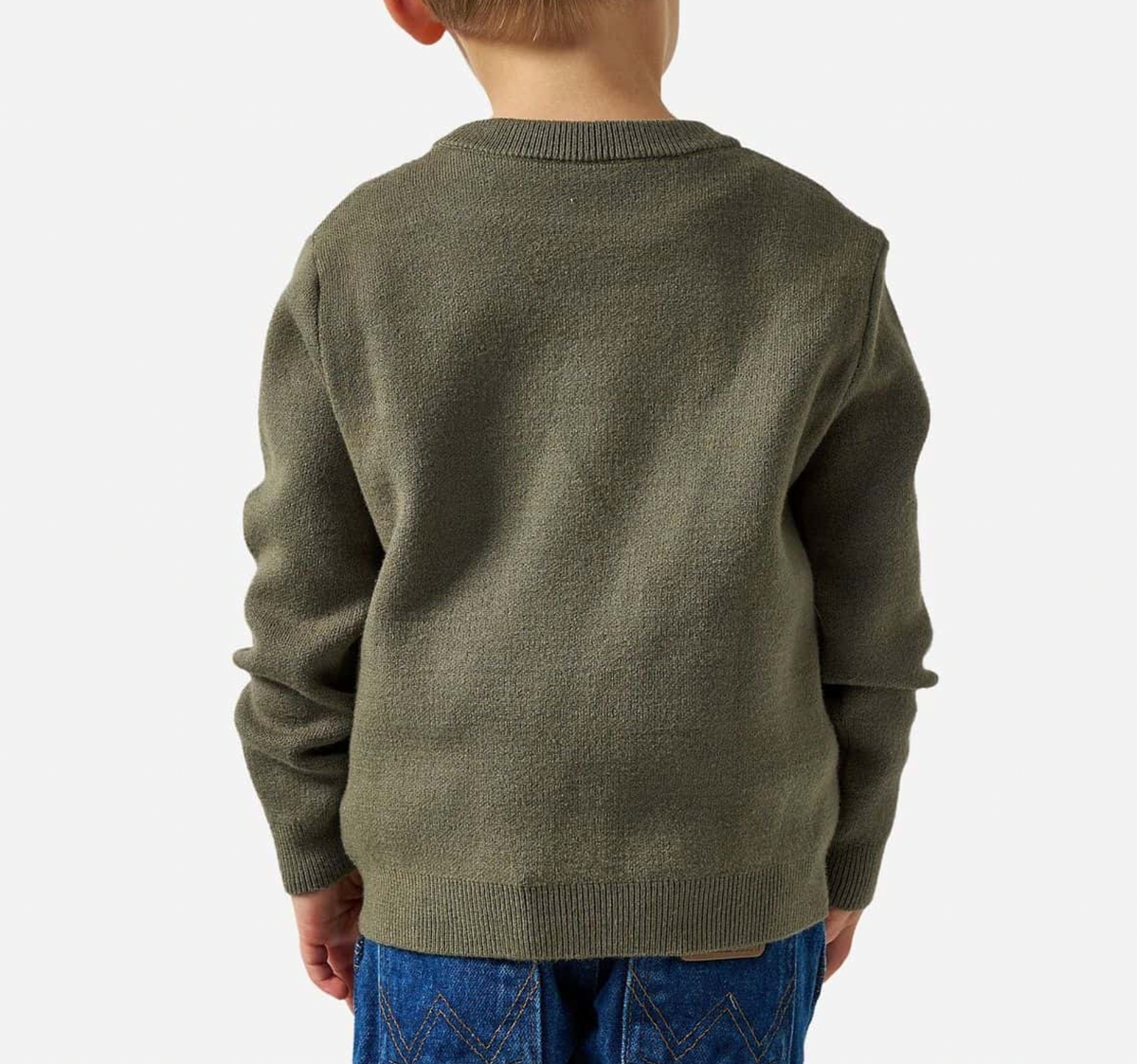 Youth Cabin Sweater - Olive Duck