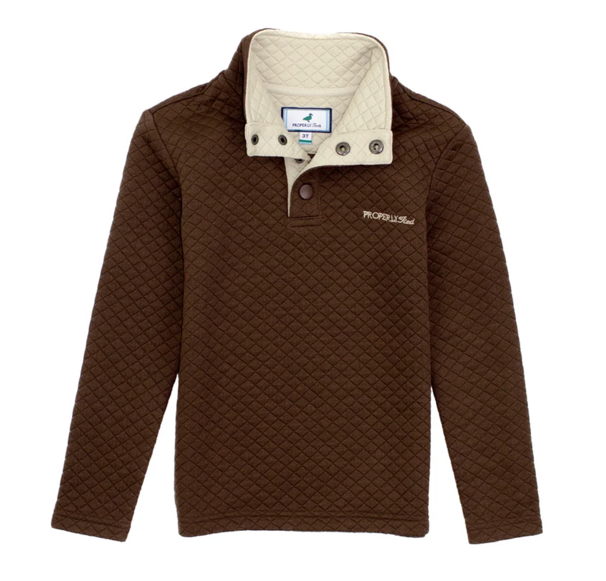 Boys Club Pullover Brown