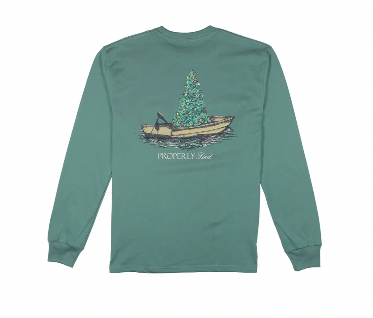 Boys Jolly Boat LS Marine Green