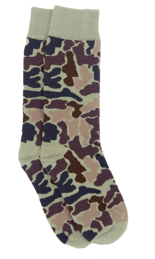Boys Lucky Duck Sock Vintage Camo