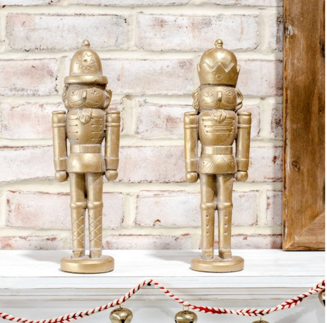 12.25" GOLD NUTCRACKERS