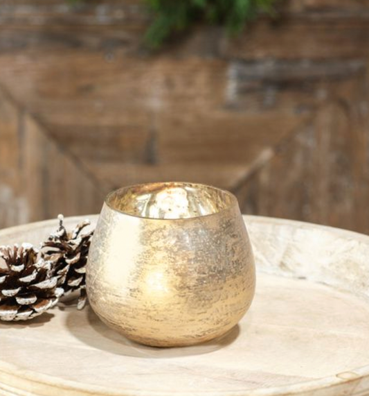 4" GOLD FOIL VOTIVE