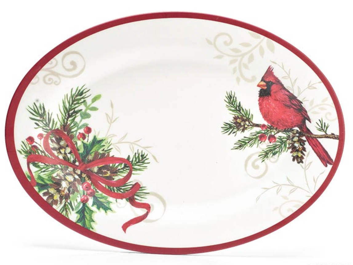 HOLIDAY HOPE MELAMINE PLATTER
