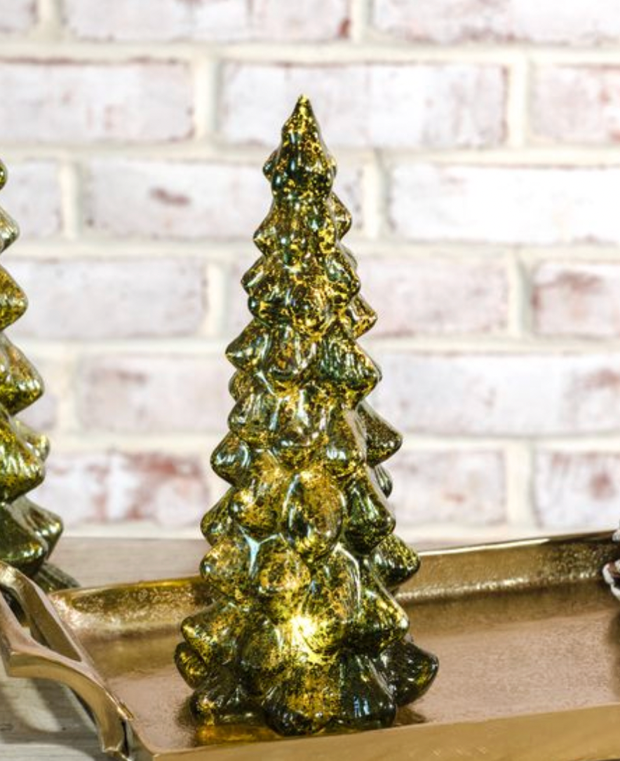 9.8"H LED EVERGREEN TREE