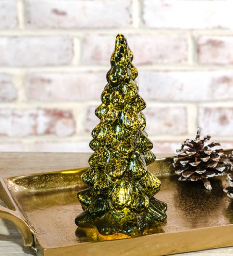 8"H LED EVERGREEN TREE