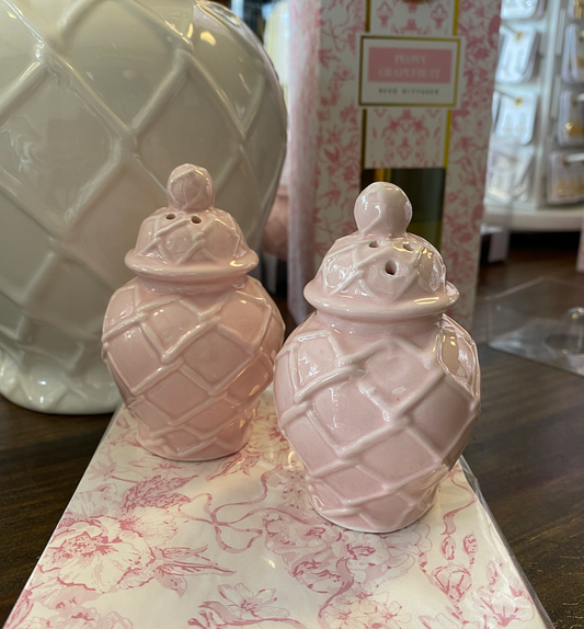 Boxed S&P Set - Txtrd Ginger Jar