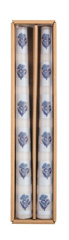 Block Print Taper Candle Sets