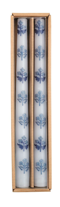 Block Print Taper Candle Sets