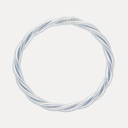 Silver Twist All Weather Bangles