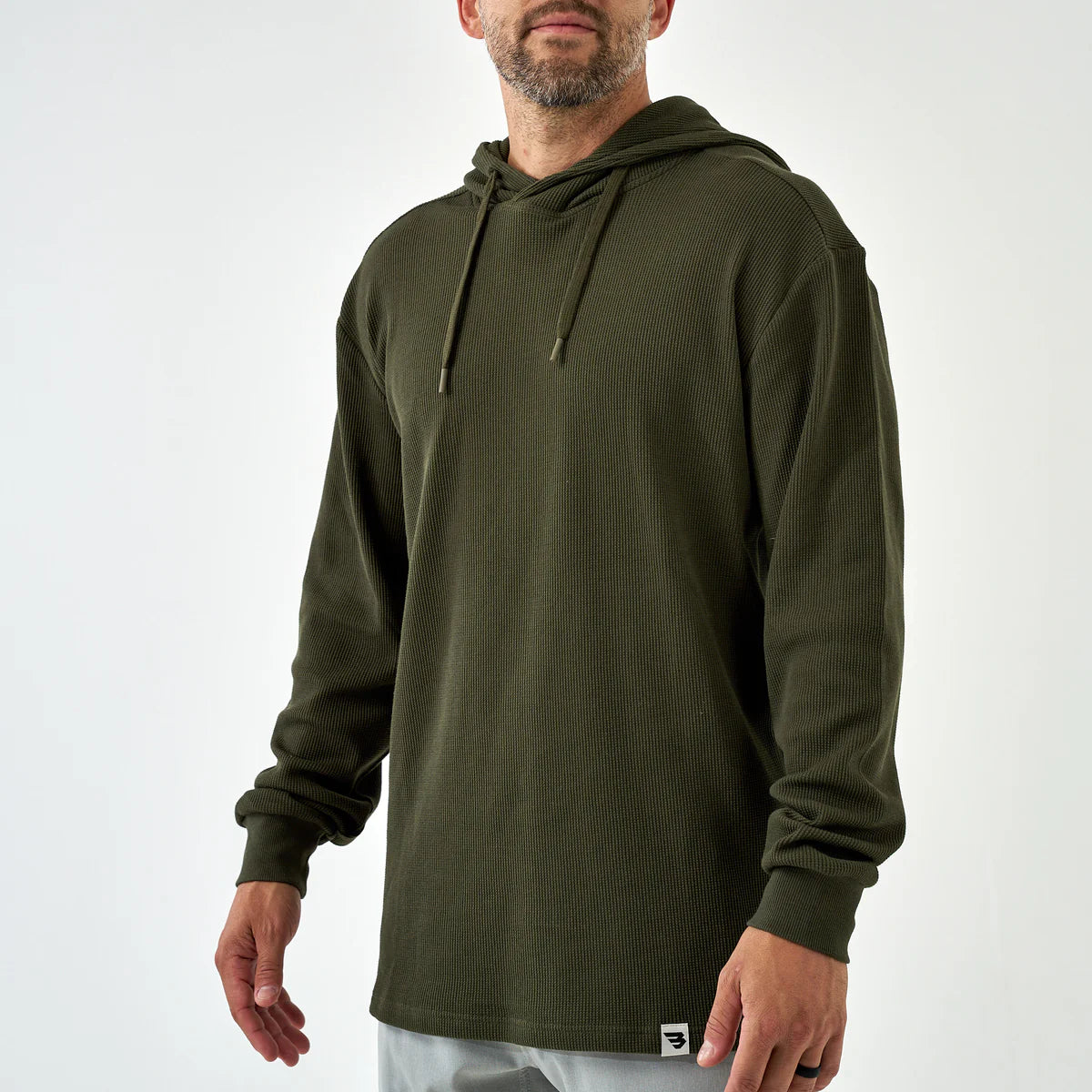 Thermal Hoodie- Mallard Green