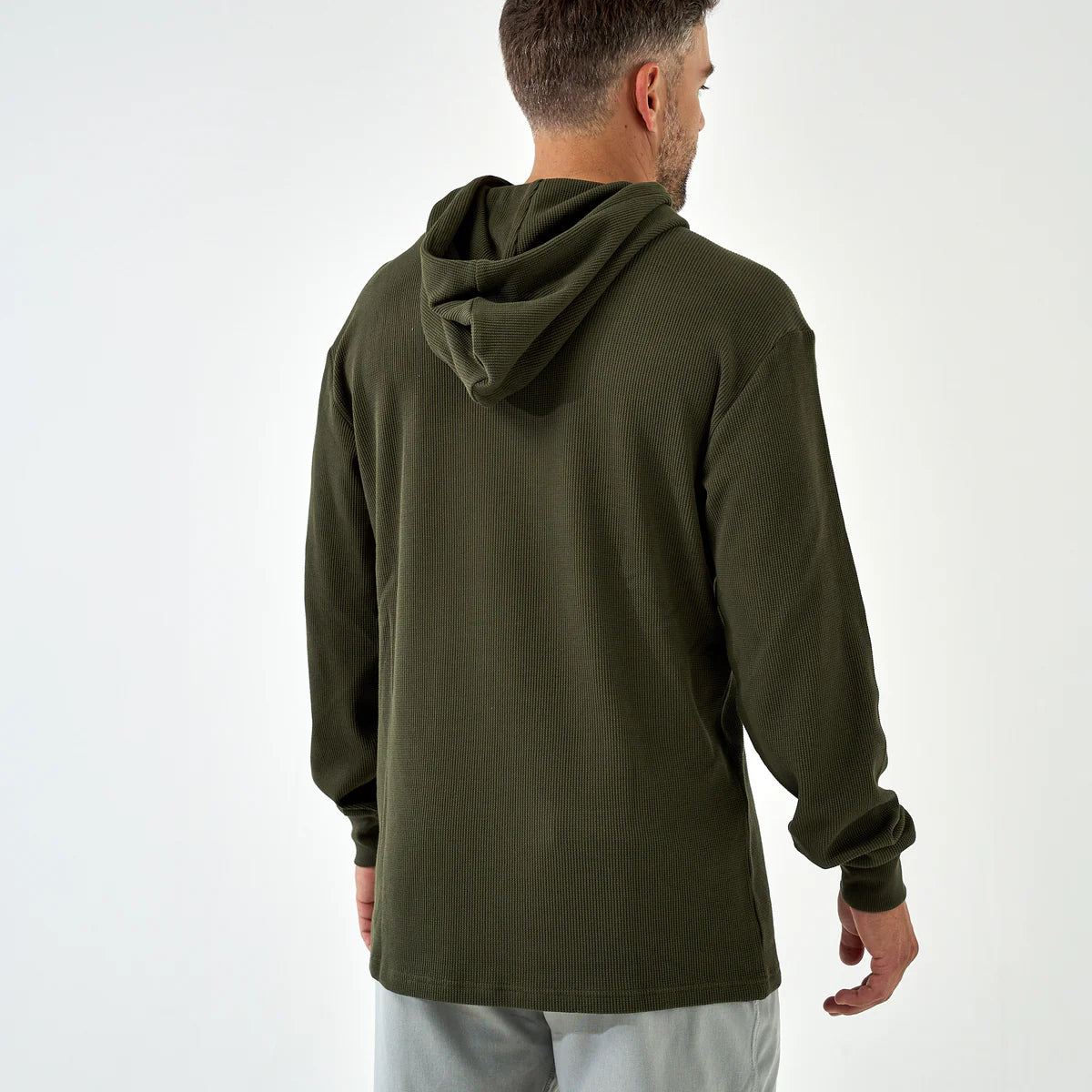 Thermal Hoodie- Mallard Green