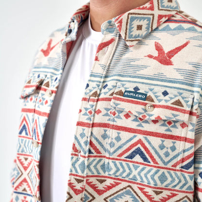 Vintage Heavy Weight Flannel-Flying Duck Aztec