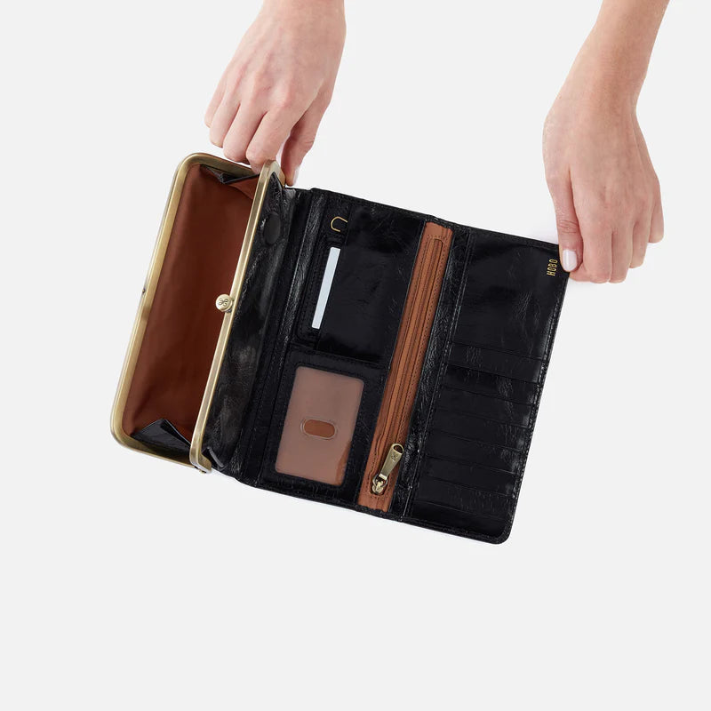 Rachel Continental Wallet-Black