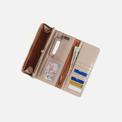 Rachel Continental Wallet-Stone Gloss