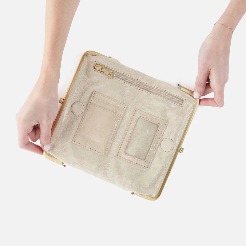 Lauren Clutch-Sand Shimmer