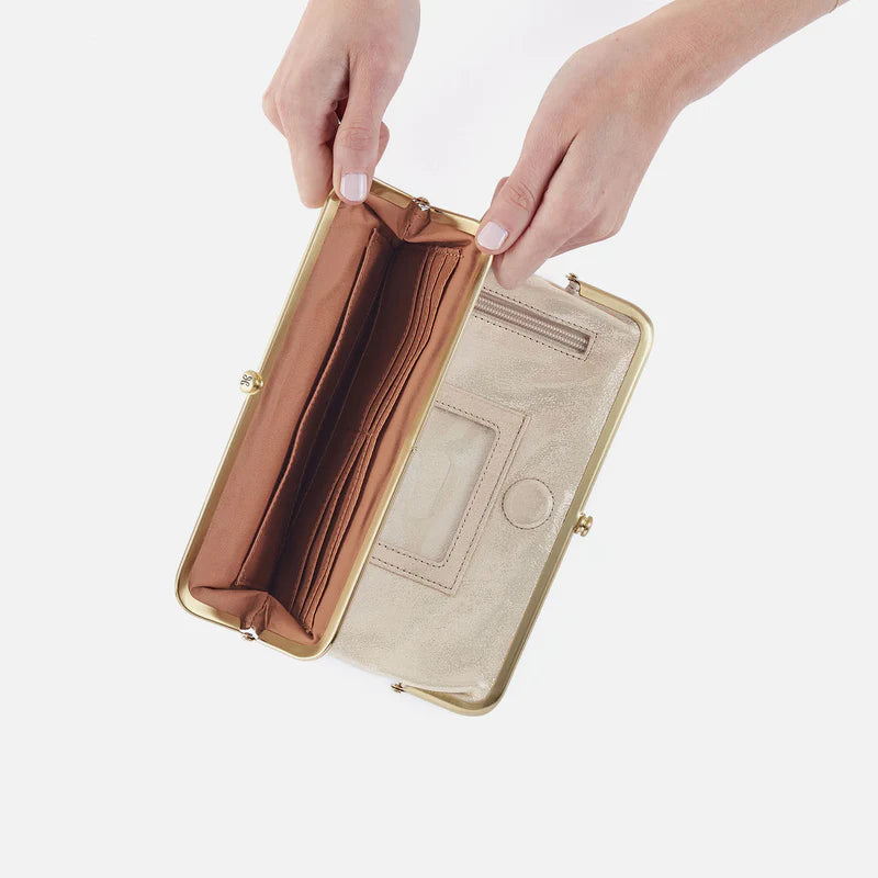 Lauren Clutch-Sand Shimmer
