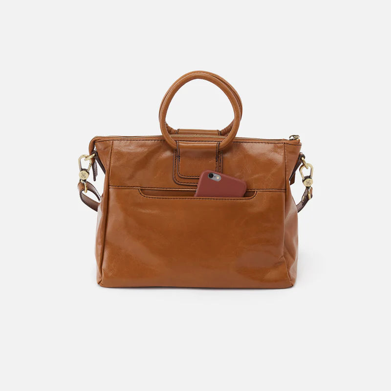 Sheila Medium Satchel-Truffle