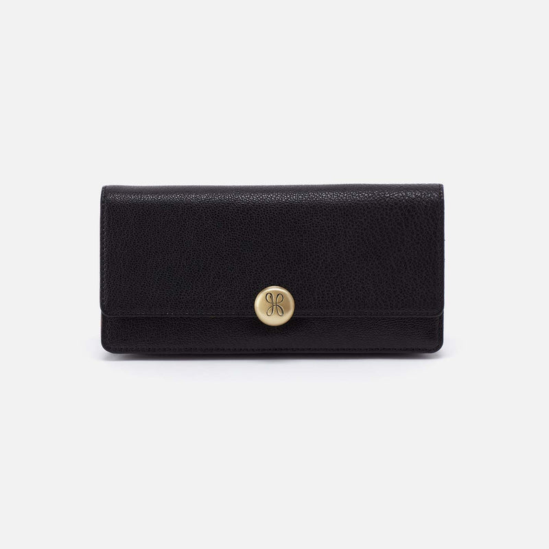 Hutton Large Wallet-Black