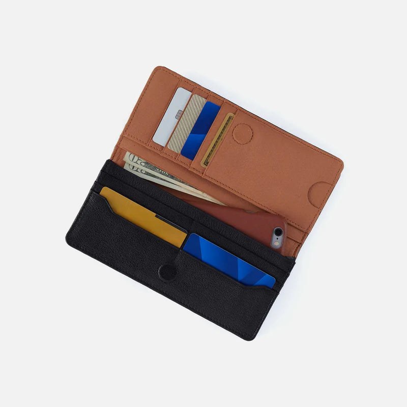 Hutton Large Wallet-Black
