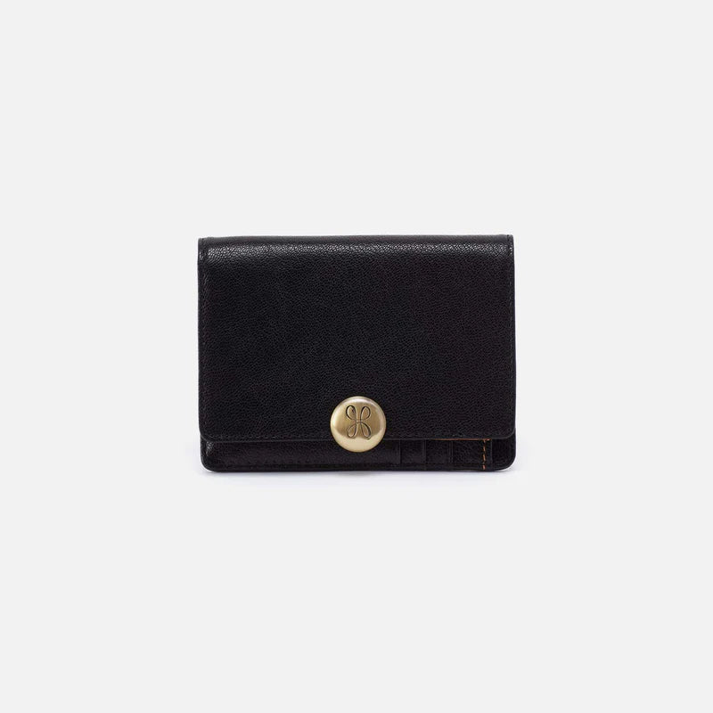 Hutton Small Wallet-Black
