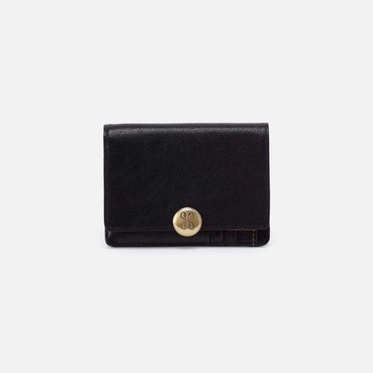 Hutton Small Wallet-Black
