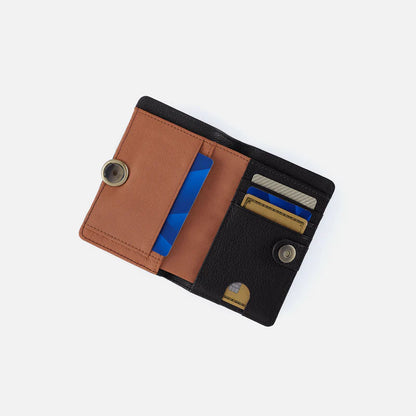 Hutton Small Wallet-Black