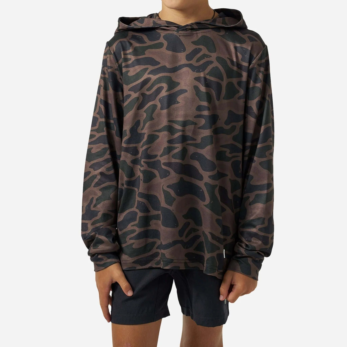 Youth Performance Hoodie-Bendita Camo