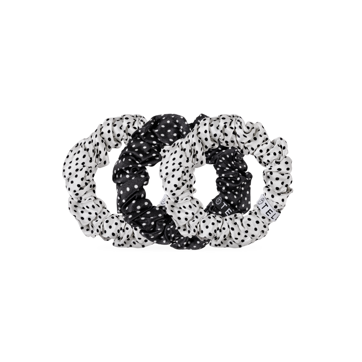 Polka Dot Party Large Silk Scrunchie