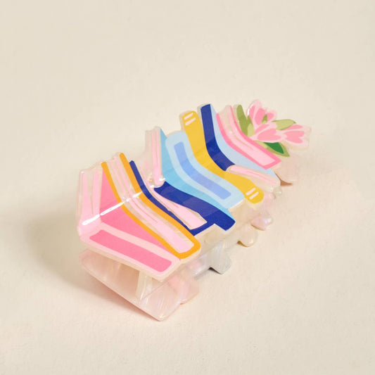 Shape Up Claw Clip–Book Nook